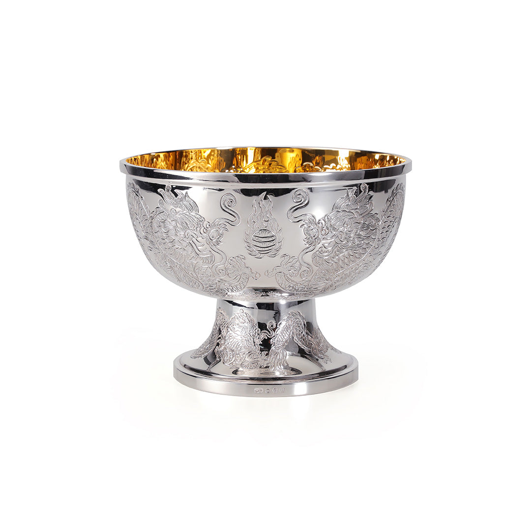 Dragon Bowl 6" (Parcel-gilt)