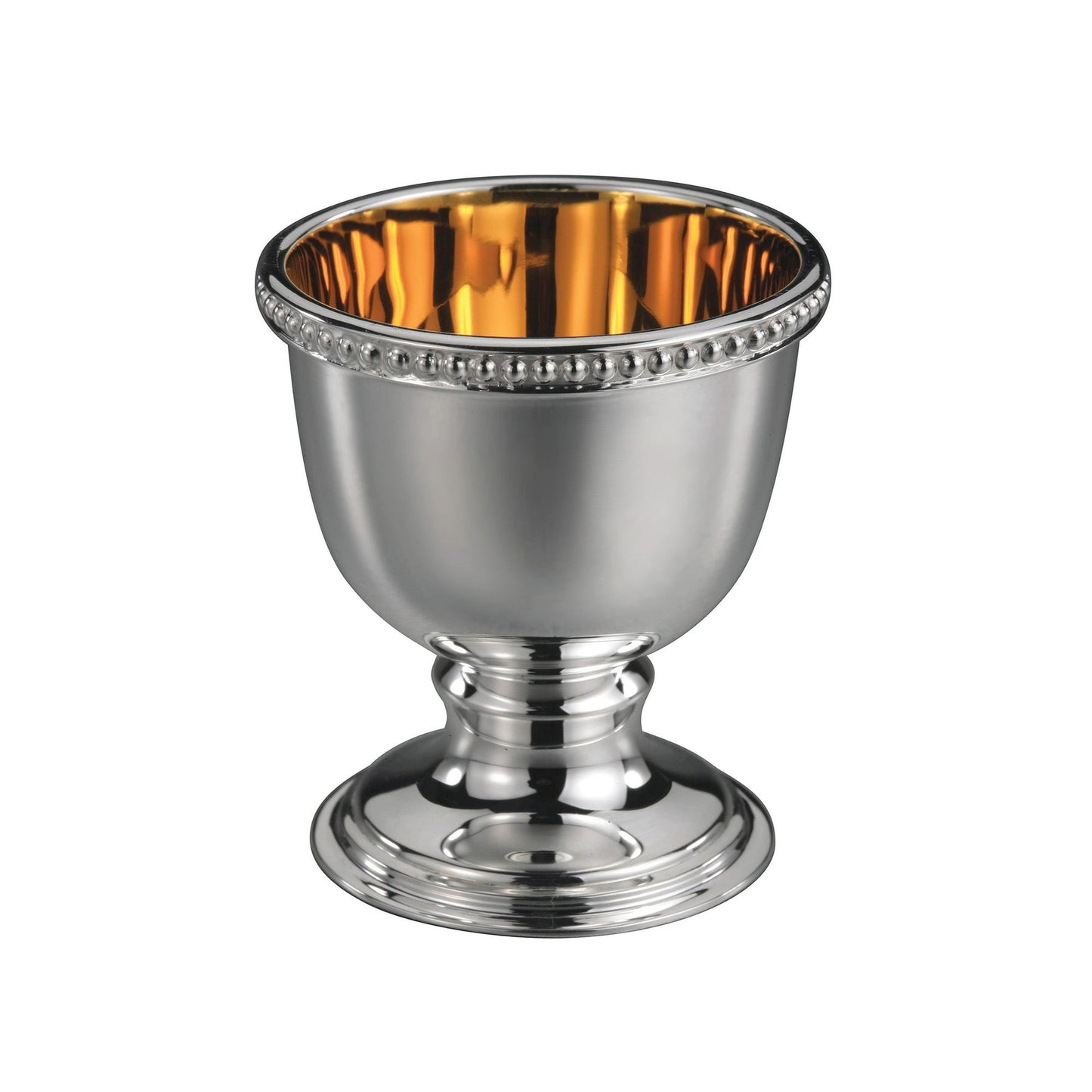 Egg Cup - Beaded (Partial Gilt)