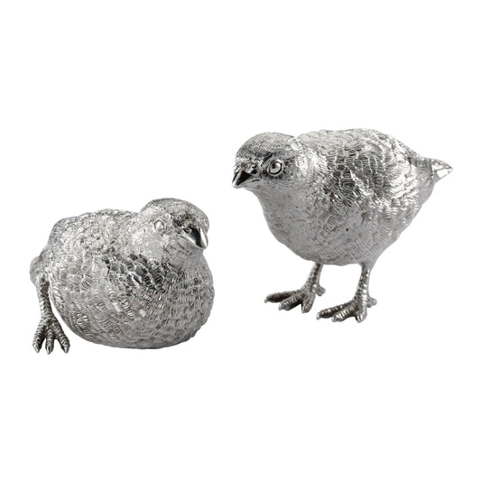 Quail Pair - English (Stand/Sit)